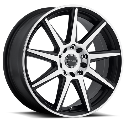 Raceline Storm CPR1 Series 18x7.5in. 5x4.25/5x4.5 42mm. Offset Wheel (144M-87592+42)