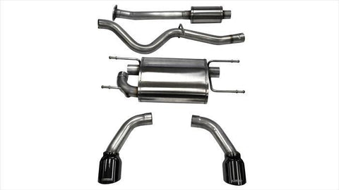 2012-2021 Subaru BRZ / Scion FRS 2.5" Cat-Back, Dual Rear Exit with Single 4.5" Polished Pro-Series Tips by Corsa (14864)