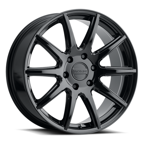 Raceline Spike 159B Series 20x8.5in. 5x4.5 35mm. Offset Wheel (159B-28512+35)