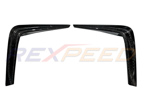 Rexpeed Carbon Fiber Front Bumper Side Garnish | 2022+ Subaru BRZ / Toyota GR86 (FR115)