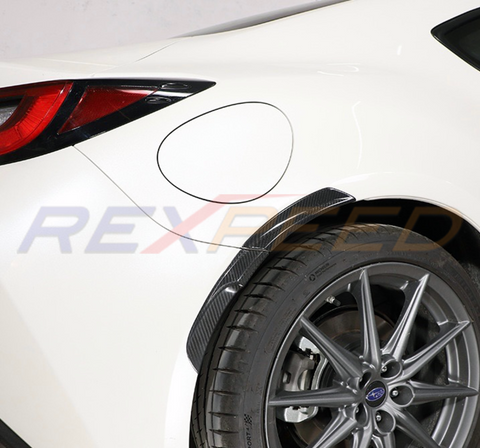 Rexpeed Rear Wheel Fender Covers | 2022+ Subaru BRZ / Toyota GR86 (FR147)