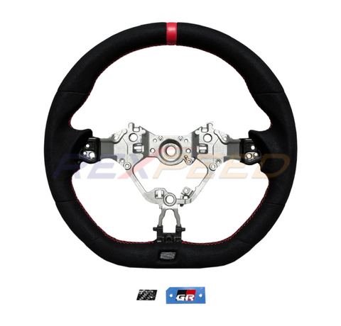 Rexpeed Black Suede Steering Wheel | 2022+ Subaru BRZ / Toyota GR86 (FR82)