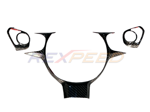 Rexpeed Dry Carbon Steering Wheel Cover | 2022+ Subaru BRZ / Toyota GR86 (FR139)