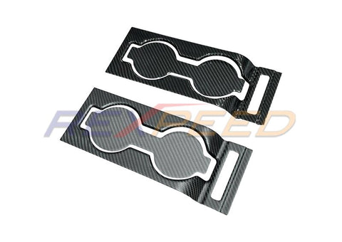 Rexpeed Dry Carbon Center Cup Holder Frame Trim | 2022+ Subaru BRZ / Toyota GR86 (FR140)