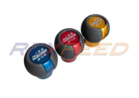 Rexpeed Black Leather Aluminum Shift Knob | 2022+ Subaru BRZ / Toyota GR86 (FR183)