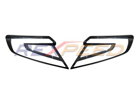 Rexpeed Dry Carbon Fiber Tail Light Covers | 2022+ Subaru WRX (G166)