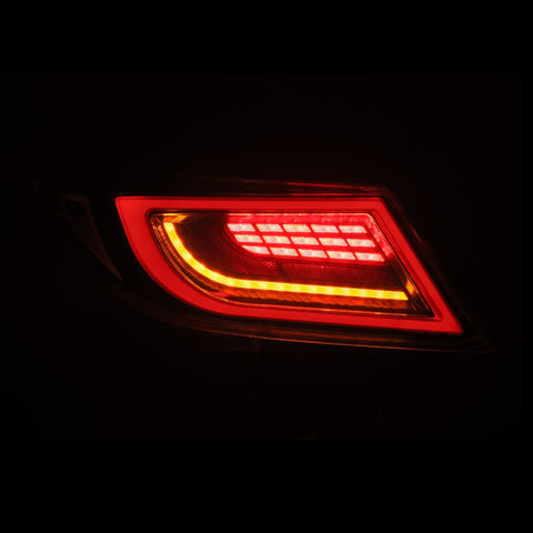 Alpharex LUXX-Series LED Tail Lights - Vivid Red | 2021-2024 Toyota GR86 / Subaru BRZ (675030)