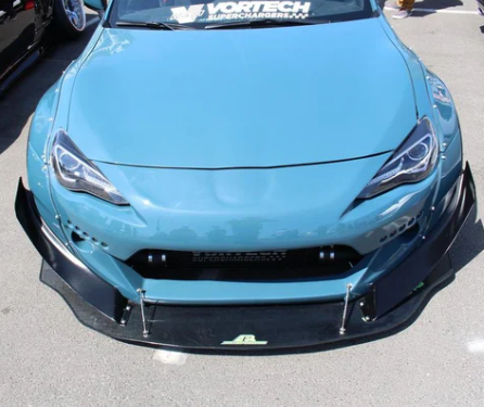 APR Carbon Fiber Wind Splitter w/ Rods RB V2 | 2013-2016 Scion FR-S / Toyota GT86 (CW-526015)