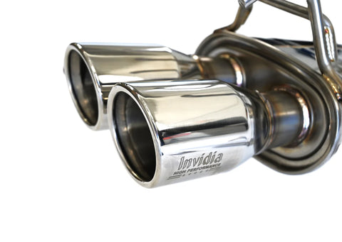 Invidia Q300 Rolled Stainless Steel Tip Catback | 2023+ Toyota GR Corolla (HS22TGCQ32RSL)