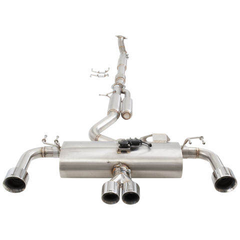 XForce Varex Valved Cat Back Exhaust System | 2023+ Toyota GR Corolla (ESTCG23VKCS)