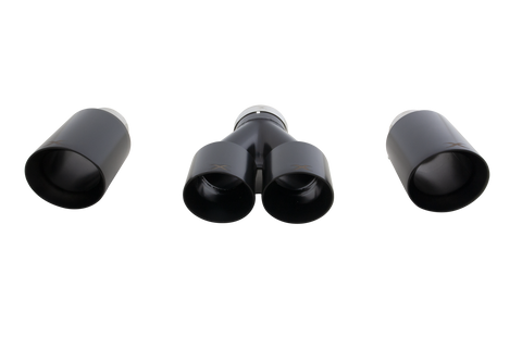 XForce Matte Black Exhaust Tip Set | 2023+ Toyota GR Corolla (ESTCGTIPSBK)