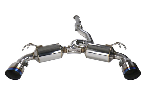 Invidia Dual N1 Catback Exhaust - Titanium Tips | 2008 - 2015 Mitsubishi Evo X (HS09MEXGD1ST)