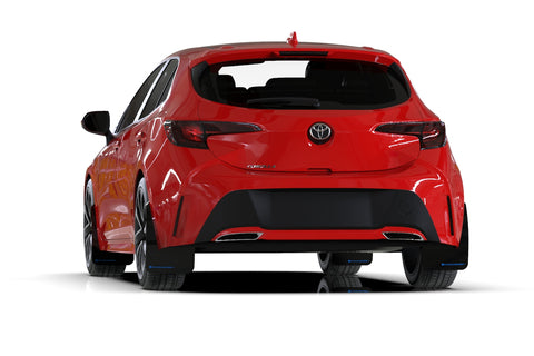 RallyArmor UR Black Mud Flap w/ Grey Logo | 2023+ Toyota GR Corolla (MF67-UR-BLK/GRY)