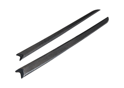 Rexpeed Dry Carbon Door Trim Covers | 2008 - 2015 Mitsubishi Evo X (R190)