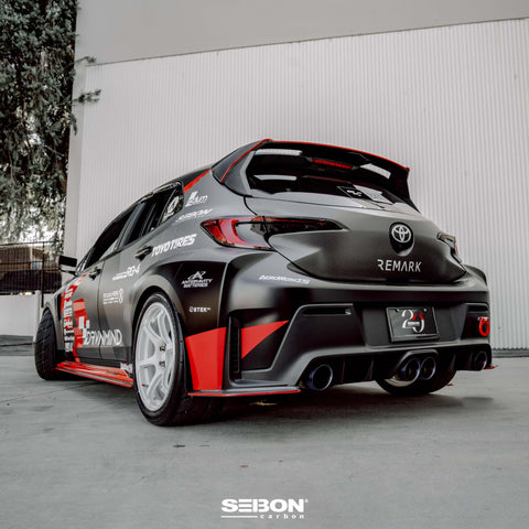 Seibon MB-Style Carbon Fiber Rear Lip | 2023+ Toyota GR Corolla (RL23TYGRCOR-MB)