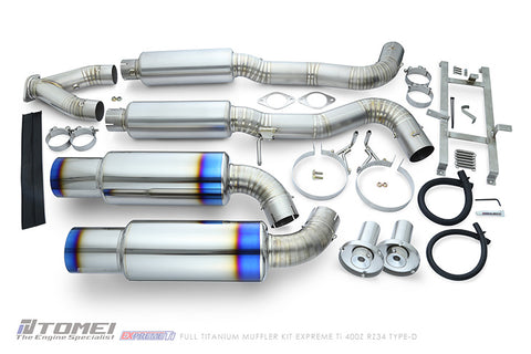 Tomei Full Titanium Muffler Kit Expreme Ti - Type-R / D | 2023+ Nissan Z (TB6090-NS21C)