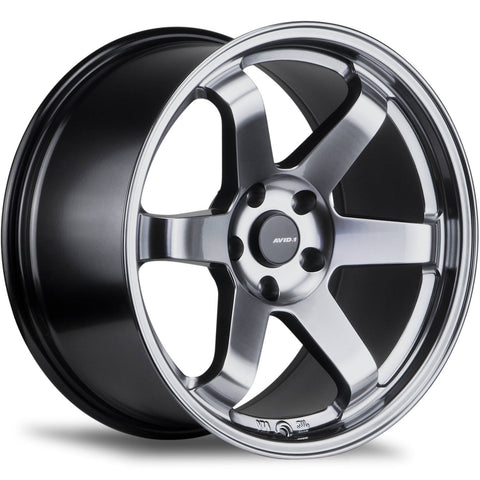 AVID1 AV6 5x100 Bolt 73.1 Hub 18" Size Wheels in Hyperblack - Return