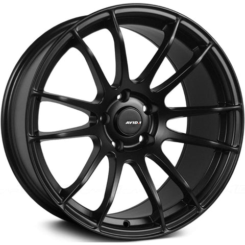 AVID1 AV20 5x114.3 Bolt 73.1 Hub 18" Size Wheels in Gloss Black - Return