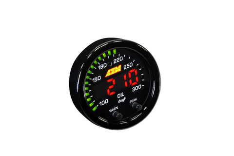 AEM Gauges X-Series Water/Trans/Oil Temperature Gauge (30-0302)