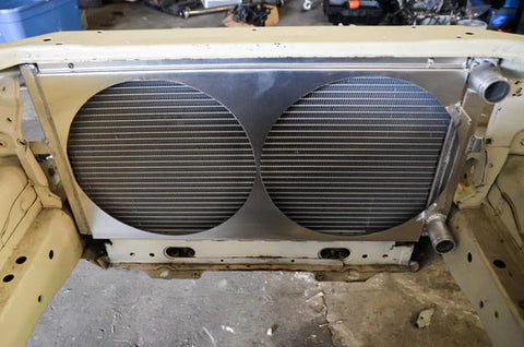 Chase Bays Tucked Aluminum Radiator | Nissan S-Chassis & R32 (CB-14RAD)