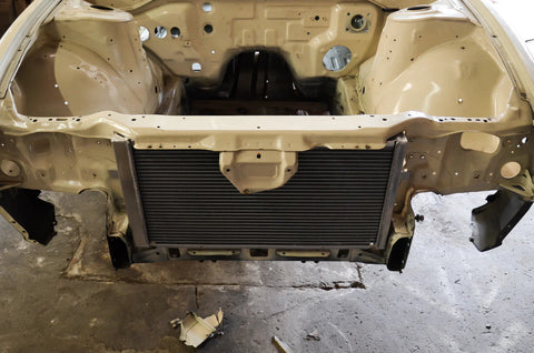 Chase Bays Tucked Aluminum Radiator | Nissan S-Chassis & R32 (CB-14RAD)