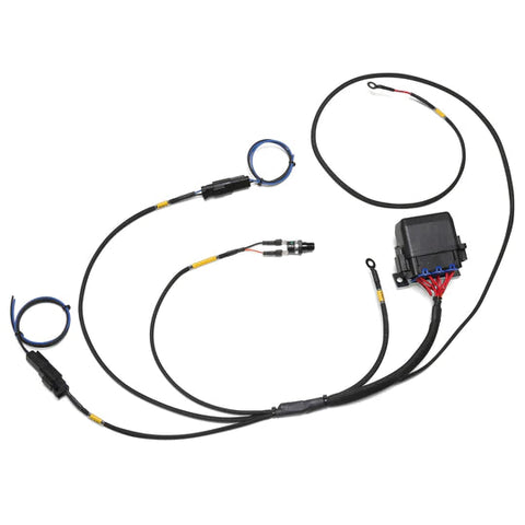 Chase Bays Dual Fan Relay Wiring Harness with 180º F Thermoswitch | Universal (CB-2FANRLY)