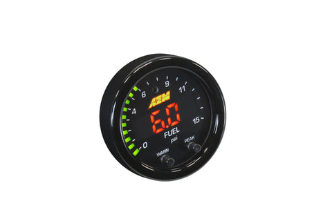 AEM Gauges X-Series 15PSI Boost/Fuel Pressure Gauge (30-0309)