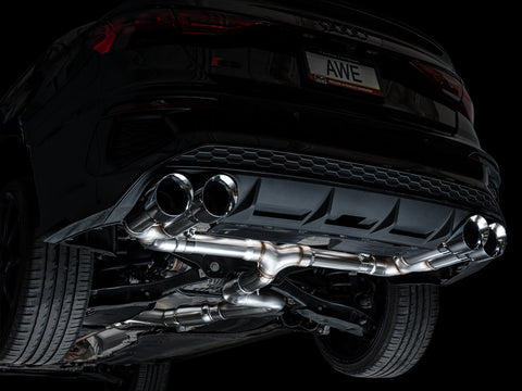 AWE Tuning Track Edition Exhaust | 2022+ Audi S3