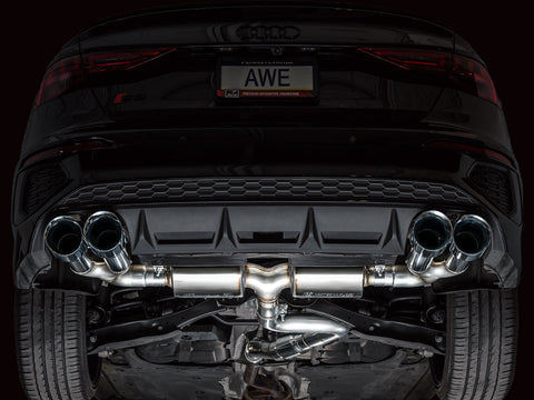 AWE Tuning Touring Edition Exhaust | 2022+ Audi S3