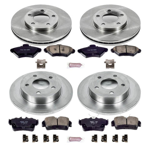 Power Stop Front & Rear Autospecialty Brake Kit | 1994-1998 Ford Mustang (KOE1300)