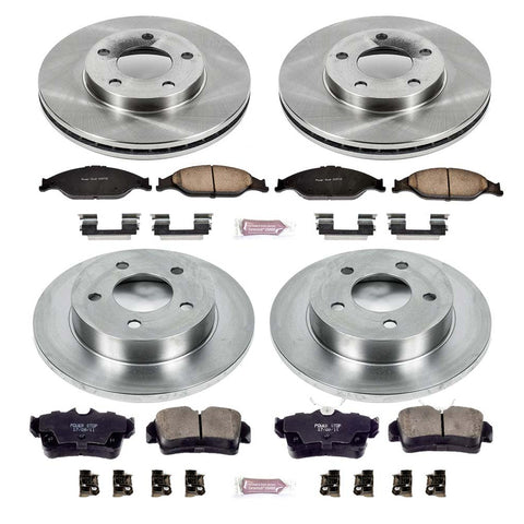 Power Stop Front & Rear Autospecialty Brake Kit | 1999-2004 Ford Mustang Base / GT (KOE1302)