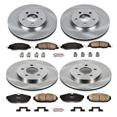 Power Stop Front & Rear Autospecialty Brake Kit | 2005-2010 Ford Mustang (KOE1381)