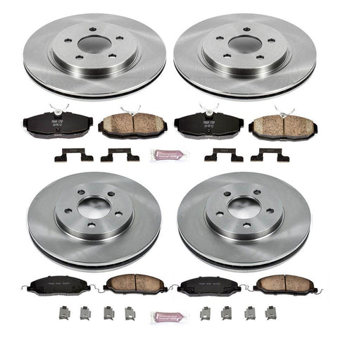 Power Stop Front & Rear Autospecialty Brake Kit | 2005-2010 Ford Mustang V6 (KOE1383)