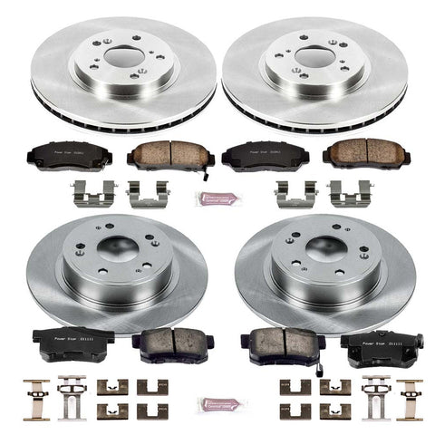 Power Stop Front & Rear Autospecialty Brake Kit | 2006-2007 Honda Accord Hybrid (KOE2743)