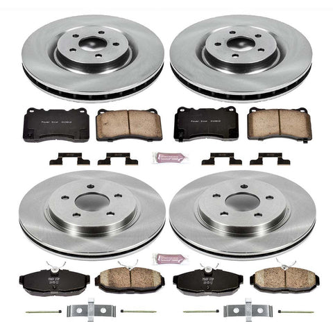 Power Stop Front & Rear Autospecialty Brake Kit | 2007-2011 Ford Mustang Shelby GT500 (KOE4042)