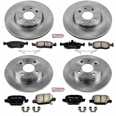 Power Stop Front & Rear Autospecialty Brake Kit | 2012-2018 Fiat 500 (KOE6291)