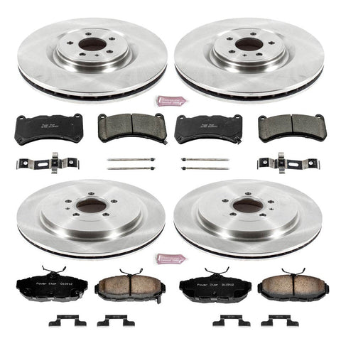 Power Stop Front & Rear Autospecialty Brake Kit | 2013-2014 Ford Mustang Shelby GT500 (KOE6401)