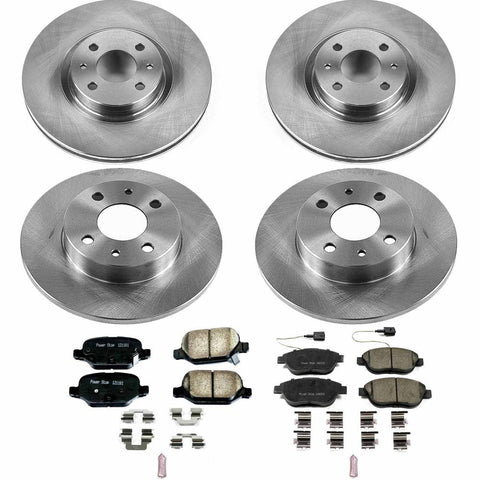 Power Stop Front & Rear Autospecialty Brake Kit | 2013-2019 Fiat 500 (KOE6427)