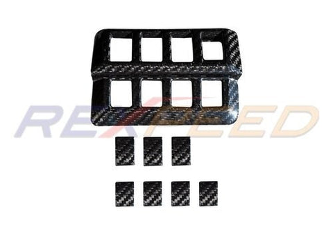 Rexpeed Carbon Front Left Switch Button Covers | 2022+ Subaru WRX (G98)