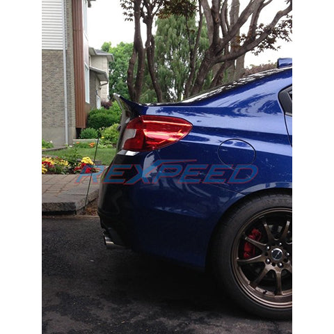 Rexpeed Duckbill Trunk Spoiler with Carbon Strip | 2015-2021 Subaru WRX/STI (G28C)