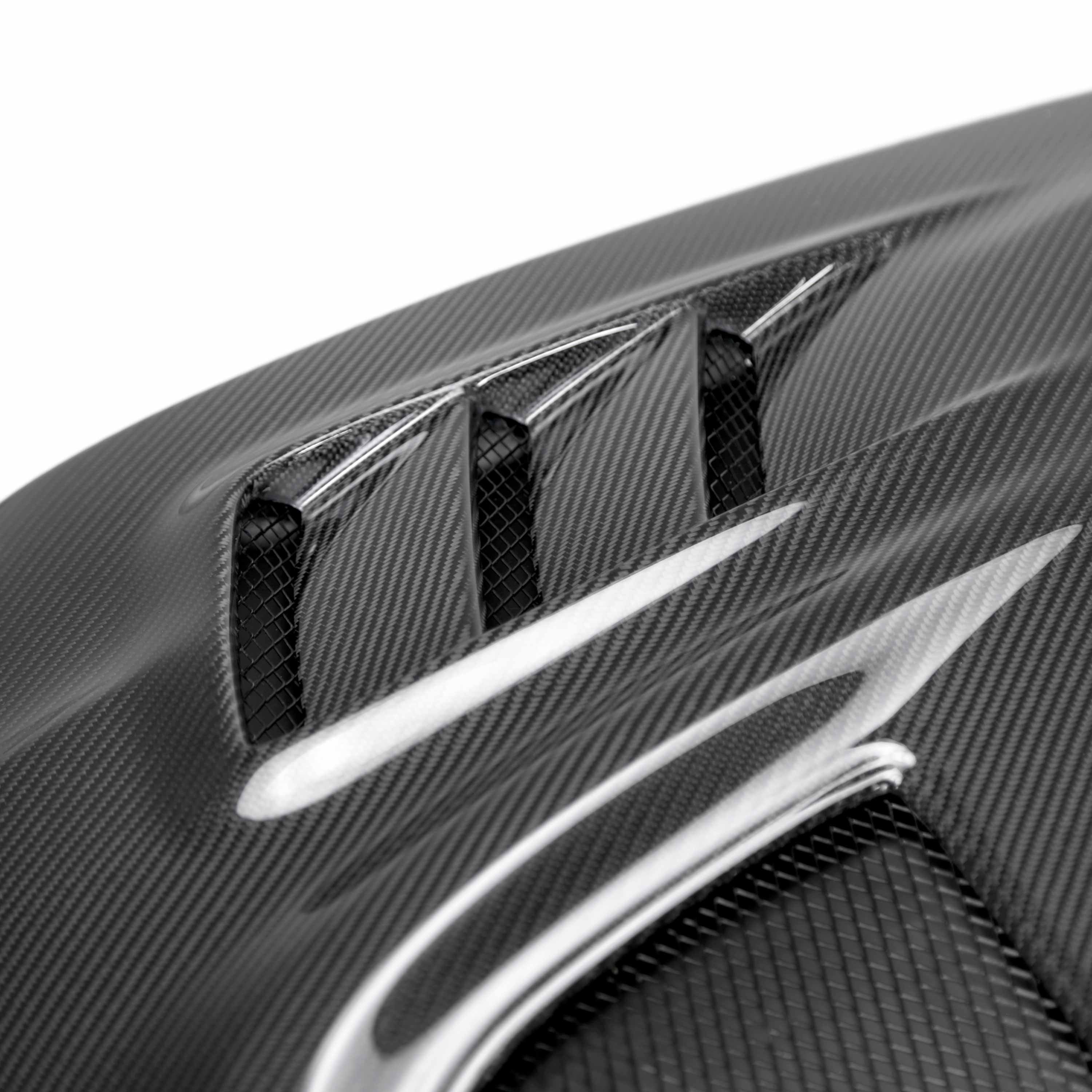 Seibon Carbon Fiber Hood Style CW | 2003-2005 Mitsubishi Evo 8