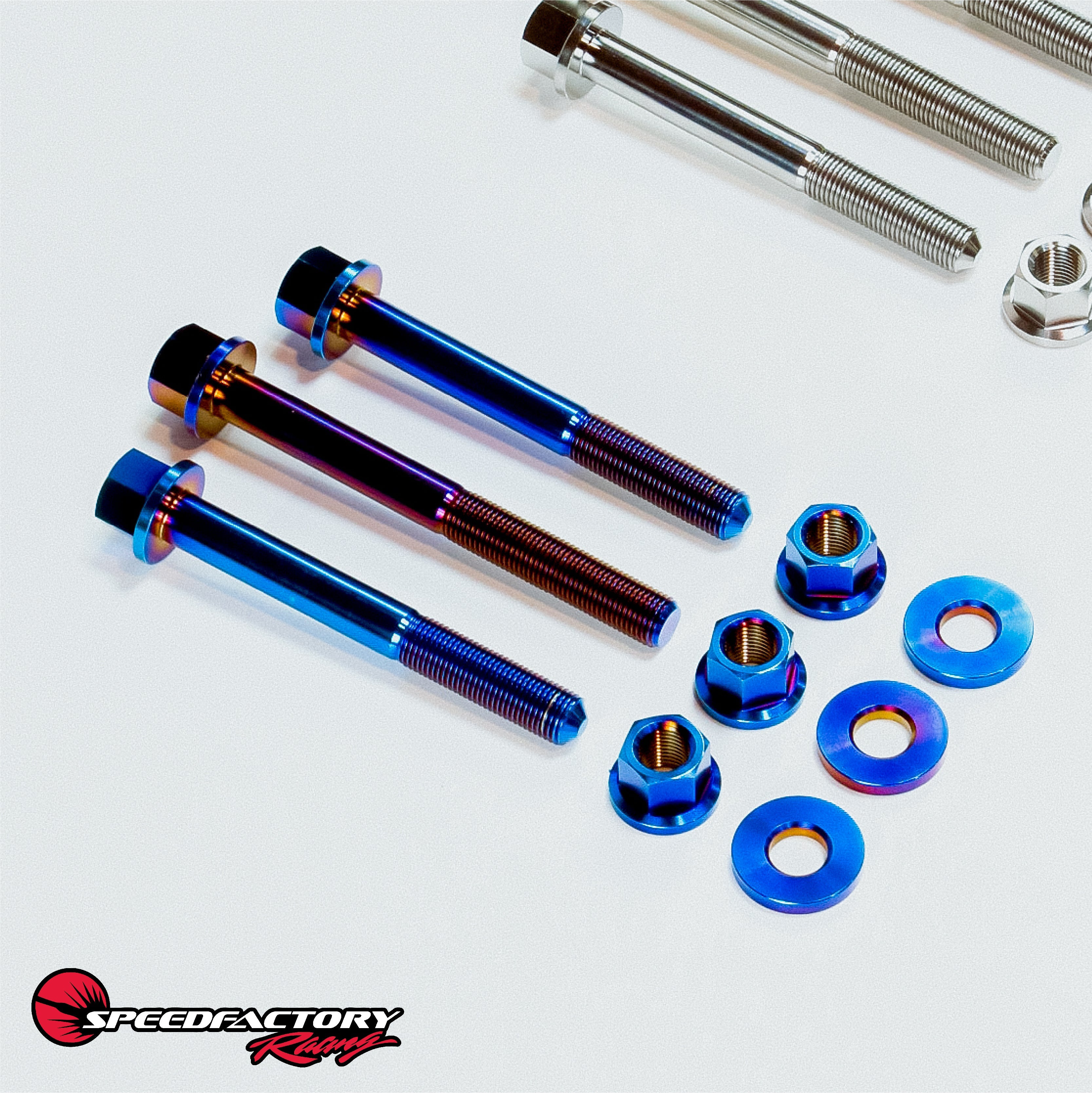 SpeedFactory Racing Titanium EG/DC/EK Engine Mount Hardware Kit | 1988 ...