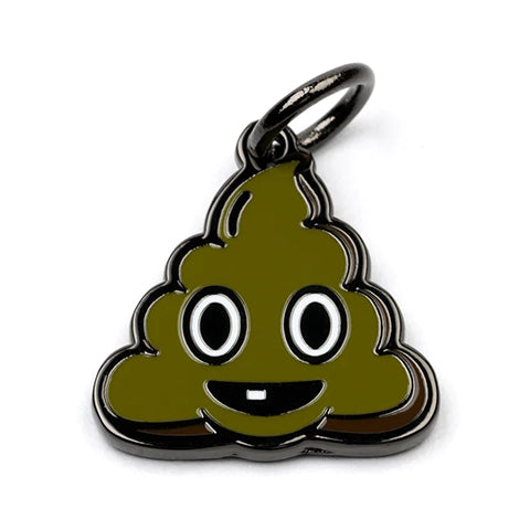 Poop Emoji Face and '' Your Name Here  Keychain