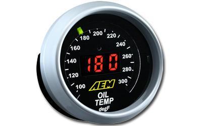 AEM Electronics Oil/Transmission/Coolant Temperature Gauge Digital 52mm -  Universal