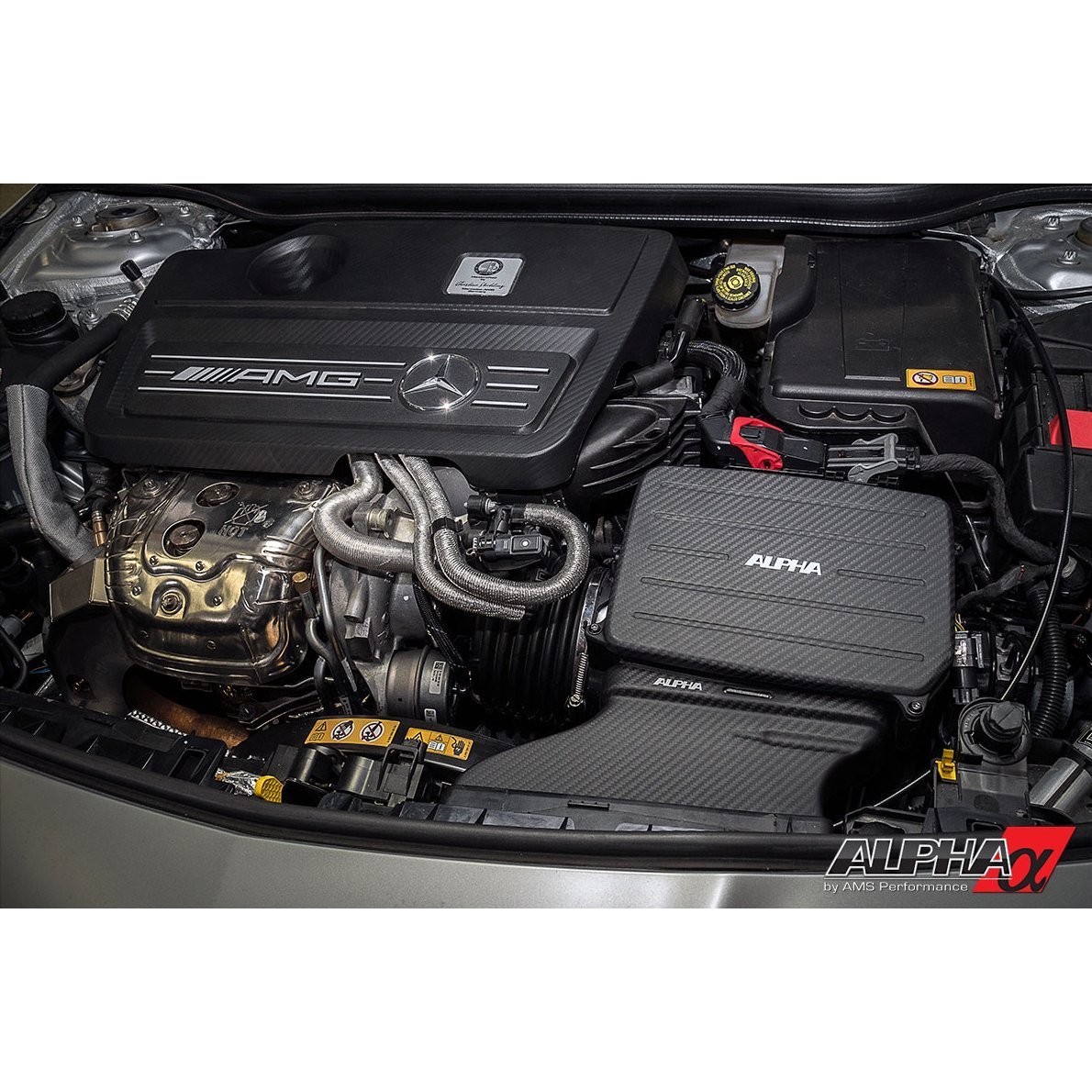 Alpha Carbon Fiber CAI Duct & Air Box Lid  13-19 Mercedes A45 AMG / 1 –  MAPerformance