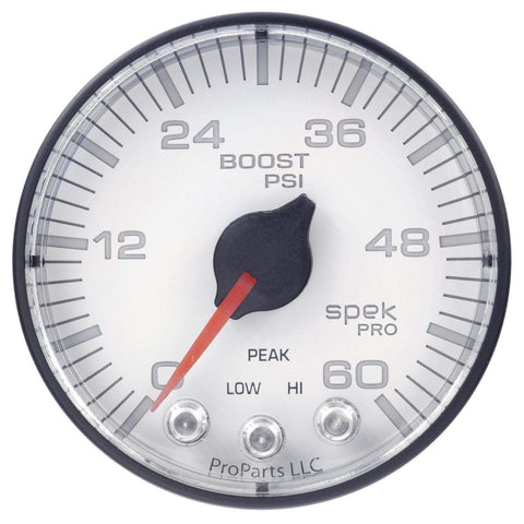 Autometer Spek-Pro 2 & 1/16" Boost Gauge 60PSI