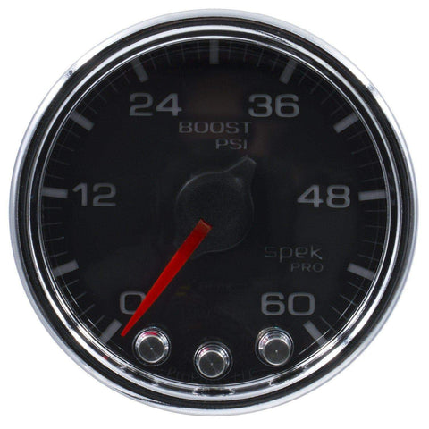 Autometer Spek-Pro 2 & 1/16" Boost Gauge 60PSI