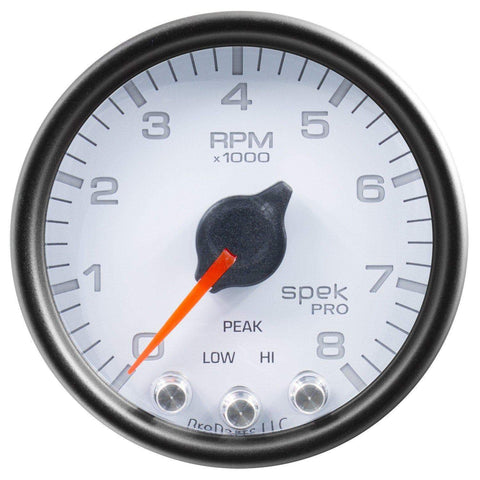 Autometer Spek-Pro 2 & 1/16 Tachometer w/ Shift Light 8K RPM