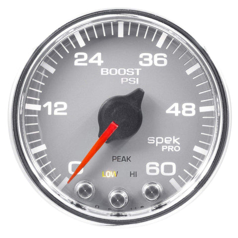 Autometer Spek-Pro 2 & 1/16" Boost Gauge 60PSI