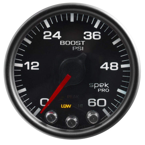 Autometer Spek-Pro 2 & 1/16" Boost Gauge 60PSI